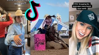 Barrel Racing Tiktoks  Rodeotok Compilation June 2021 [upl. by Rycca234]