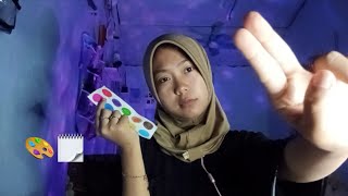 ASMR Spit Painting With PAPER [upl. by Arytahs]