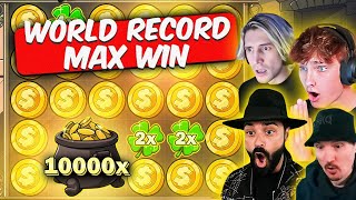 LE BANDIT MAX WIN Top 10 World Record Biggest Wins xQc Roshtein FrankDimes [upl. by Allerbag]