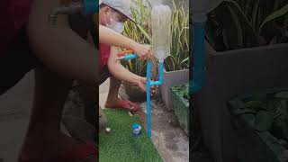 Technique to fix PVC pipe faucet low water pressure shorts [upl. by Pampuch647]