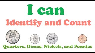 Counting Money Quarters Dimes Nickels Pennies [upl. by Osgood]