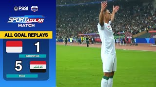 Kompilasi Gol Indonesia 1 vs 5 Irak  Kualifikasi Piala Dunia 2026 [upl. by Alessandro243]