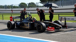 Lotus F1 il test al Paul Ricard [upl. by Irahk]