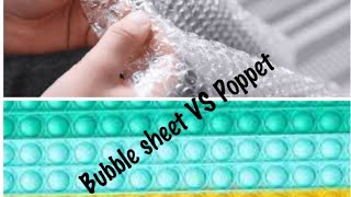 Bubble Sheet VS Poppet l thewhimsyworld poppet poppets toddlers art [upl. by Giraud654]