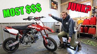 I BOUGHT The Most EXPENSIVE Pit Bike And It Broke [upl. by Tace]