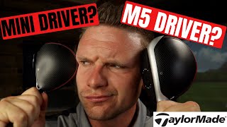 TAYLORMADE ORIGINAL ONE MINI DRIVER vs TAYLORMADE M5 DRIVER [upl. by Oos]