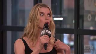 Betty Gilpin Elaborates On Working With Marc Maron On quotGlowquot [upl. by Darom408]