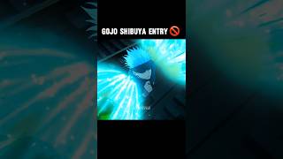 Gojo Shibuya Entry 🚫 gojoamvedit gojosaturoamv gojosatoruedit jujutsukaisen anime [upl. by Eejan]