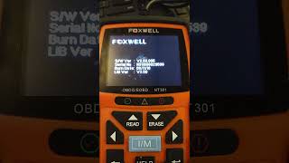 Foxwell NT301 does update [upl. by Nennarb]