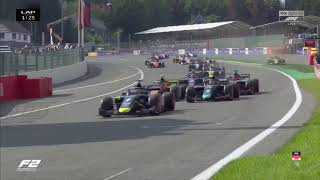 F2 SPA CRASH  ANTHOINE HUBERT [upl. by Wampler]