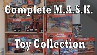 MASK Complete Toy Collection Kenner MASK [upl. by Htebzile333]