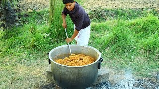 Traditional Chicken Biryani  Chicken Biryani Recipe  Donating for Orphanage  Village Food Channel [upl. by Nadda]