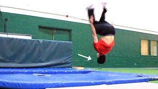 Me Learning How to Backflip for the first time and more [upl. by Rihana]