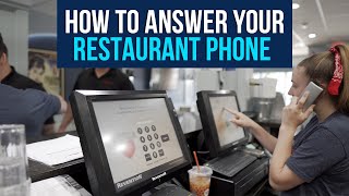 Restaurant Owners amp Operators This is the RIGHT Way to Answer Your Restaurant Phone [upl. by Reddin872]