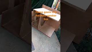 Halimaw speaker box fabrication [upl. by Ahsuoj]