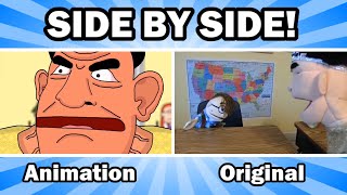 SML Movie Cody’s Drawing Animation Vs Original SIDE BY SIDE [upl. by Neumann]