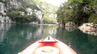 gorges du Verdon kayak sur le lac desparron [upl. by Eikceb64]