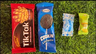 Unboxing Lolipop asmr candy lemon candyfizzy candychocolate biscuit stickssatisfying [upl. by Radford]