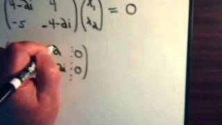 Linear Algebra Video 19 Complex Eigenvalues amp Eigenvectors  Part 1 [upl. by Torrin532]