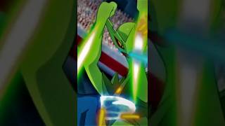 How strong is Sawyers Mega Sceptile pokemonanime pokemon pikachu anipoke charizardpokemon [upl. by Notlim]