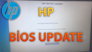 Bios Update nasıl yapılır 2022 Güncel hp [upl. by Renaxela974]