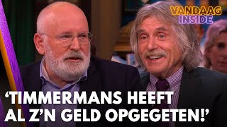 Timmermans ontkent miljonair te zijn Johan reageert Volgens mij heeft hij al zn geld opgegeten [upl. by Abisia]