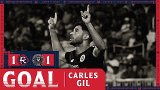 GOAL  Carles Gil ties it up for the Revs [upl. by Lesley]