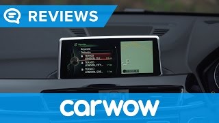 BMW X1 SUV 2017 iDrive infotainment and interior review  Mat Watson Reviews [upl. by Niletak]