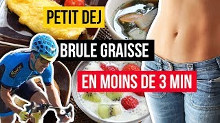 🔥 PETIT DEJ BRÛLE GRAISSE en moins de 3 minutes 🍽 [upl. by Kristo877]