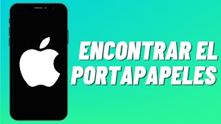 Cómo encontrar el portapapeles en iPhone [upl. by Aiciruam]