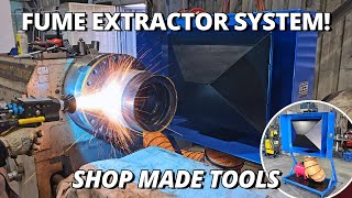 Building a FUME EXTRACTION System for Metal Arc Spraying  Shop Made Tools [upl. by Hyman]