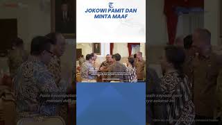 Momen Bergetar Jokowi Pamit dan Minta Maaf ke Kabinet Indonesia Maju di Istana Negara [upl. by Eudocia]