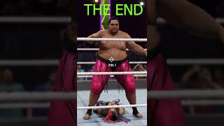 Yokozuna Hits The Banzai Drop To ASUKA shorts wwe2k22 wwe wwe2k23 [upl. by Eelrebmyk]