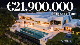 New €3950000 Ibizastyle Ultra Modern Luxury House on one level in Marbella  Drumelia Real Estate [upl. by Cirilo779]