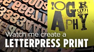 Watch the Letterpress Printing Process Step by Step  Graphic design tutorial [upl. by Leima]