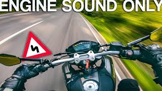 Ducati Hypermotard 821 SC Project sound RAW Onboard [upl. by Okoyk294]