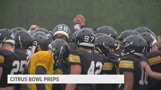 Hawkeyes prepare for Citrus Bowl matchup against Tennessee [upl. by Mclaughlin]