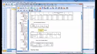 Oneway ANOVA and Post Hoc Test Using SPSS [upl. by Koralle]