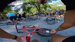 FIXED GEAR  3 BLIND mice ALLEYCAT RACE NYC 2023 [upl. by Notyep178]