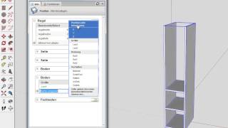 Dynamische Komponente in Google Sketchup erstellen Teil II [upl. by Enilegnave103]