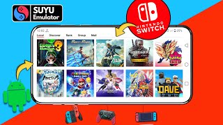 How to setup Suyu Emulator on Android  New Nintendo Switch Emulator [upl. by Stefa]