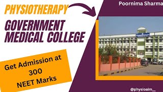 BPT Government Medical College through NEET marks  Dont miss it  Poornima Sharma [upl. by Rolyak496]