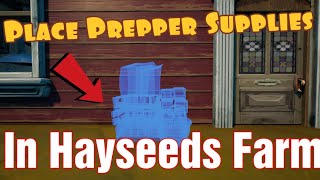 Place Prepper Supplies in Hayseeds Farm week 6 Quest shorts [upl. by Gerge]