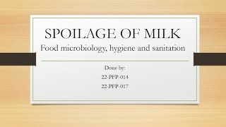 Spoilage of Milk 🥛 Food Microbiology🍚🦠Edutainment youtube information education contentcreator [upl. by Karilynn]