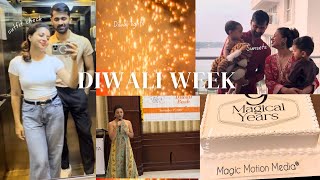 Diwali Week Vlog A Colorful Journey of Lights and love  Rachel Maaney [upl. by Sverre]