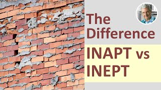 INAPT vs INEPT  The Difference 6 Illustrated Examples [upl. by Enwad]