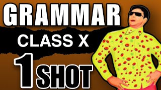 1 PAGE TRICKS  Class 10 English GRAMMAR one shot tensemodals reported speechsubject🔥 2024 [upl. by Charlene]