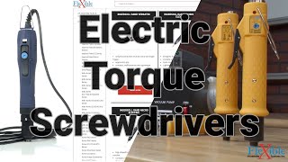 Electric Torque Screwdrivers  Flexible Assembly Systems [upl. by Sevart]