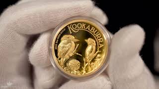 Unboxing 2023 Australia 2 oz Gold quotKookaburraquot HR Proof Coin [upl. by Eceinahs]