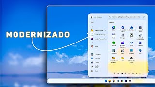 Como MODERNIZAR o Menu Iniciar no Windows 11 [upl. by Lebyram596]